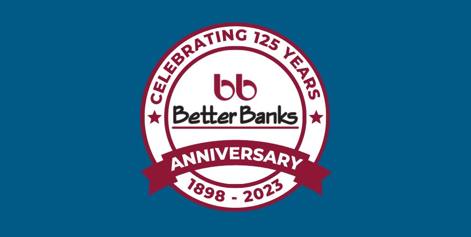 Better Banks anniversary logo