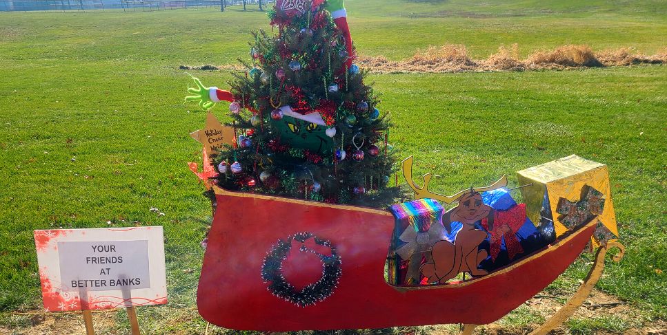 Bartonville Community Christmas in the Park Alpha Park Christmas trees