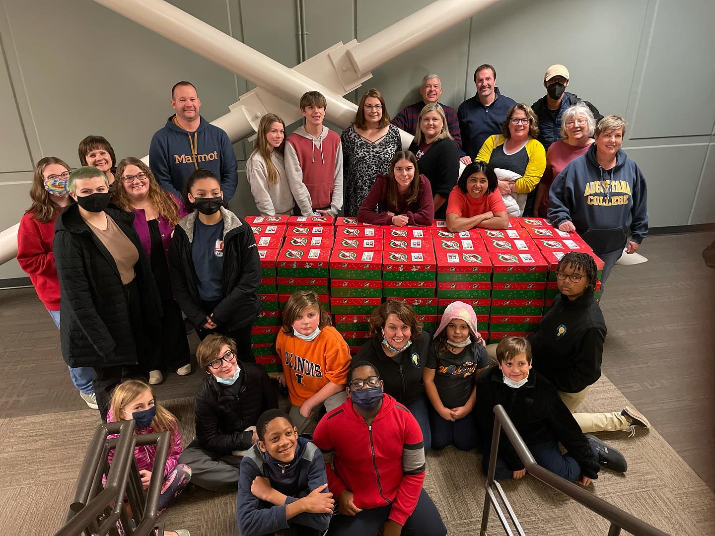 Operation Christmas Child Event with ISBB