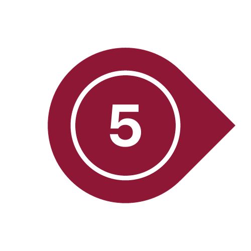 number 5 icon